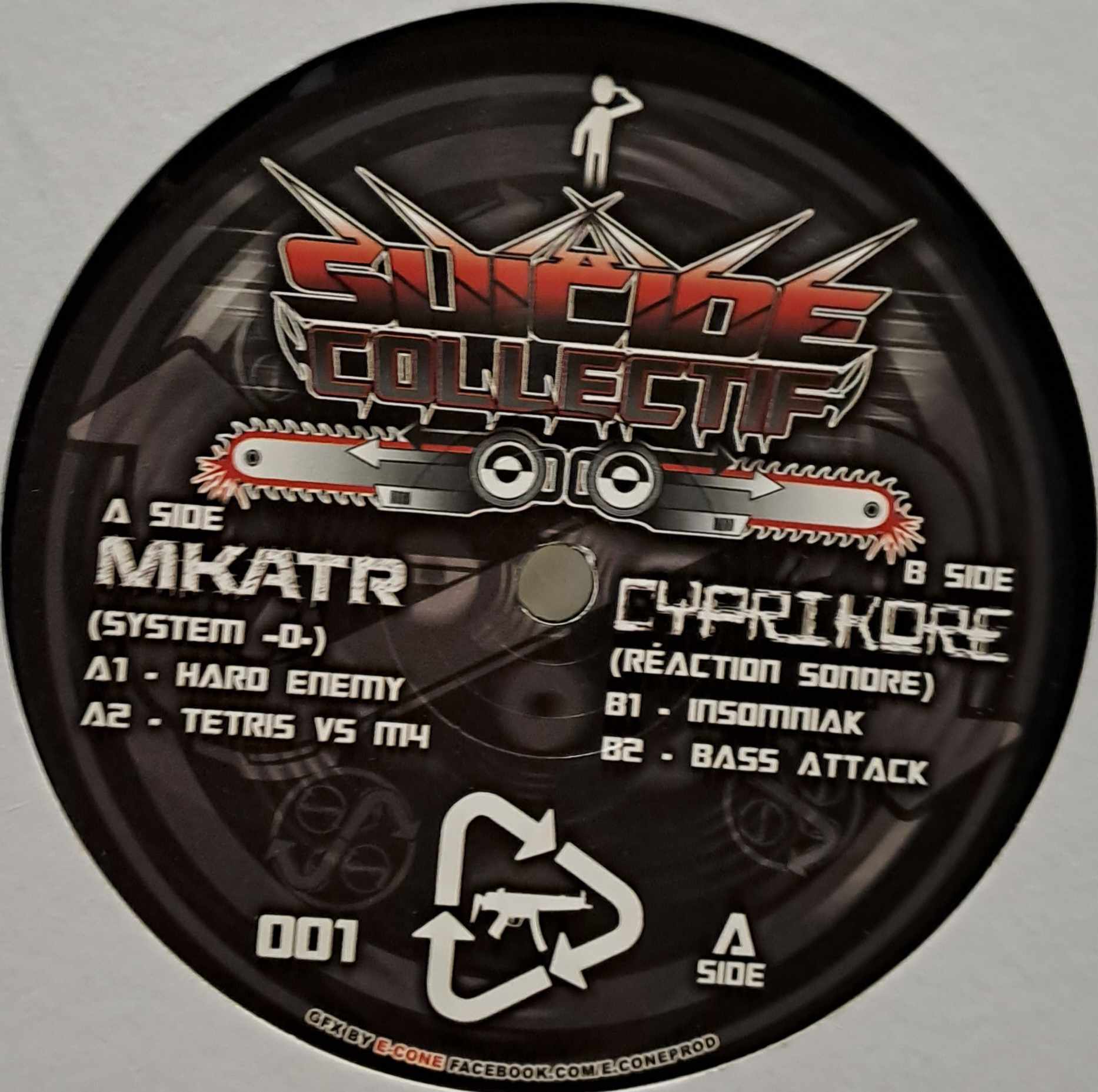 Suicide Collectif 01 - vinyle freetekno